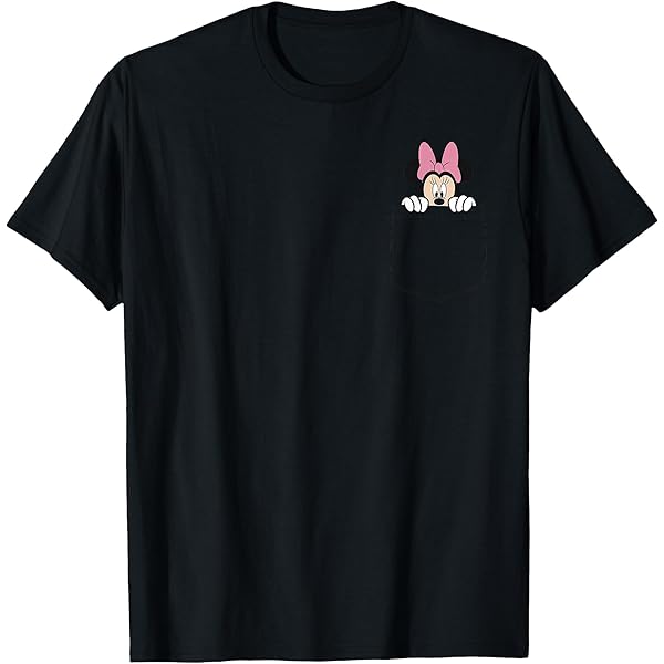 Amazon.com: Disney Mickey & Minnie Mouse Small Pocket Couple T